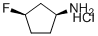 structure of CAS# 932706-21-3, (1S,3R)-3-氟环戊烷-1-胺盐酸盐