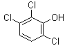 structure of CAS# 933-75-5, 2,3,6-三氯苯酚