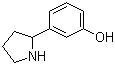 structure of CAS# 933733-36-9, 3-(Pyrrolidin-2-yl)phenol