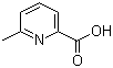 structure of CAS# 934-60-1, 6-甲基-2-吡啶甲酸