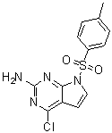 CAS # 934524-13-7, 4-Chloro-7-[(4-methylphenyl)sulfonyl]-7H-pyrrolo[2,3-d]pyrimidin-2-amine