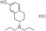 CAS 登录号：93503-07-2, (S)-7-(二丙基氨基)-5,6,7,8-四氢-2-萘酚盐酸盐