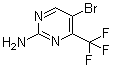 structure of CAS# 935534-47-7, 2-氨基-5-溴-4-三氟甲基嘧啶