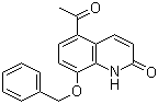 structure of CAS# 93609-84-8, 5-乙酰基-8-苄氧基-1H-喹啉-2-酮