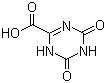 CAS # 937-13-3, Oxonic acid, 5-Azaorotic acid, Allantoxanic acid, 2,4-Dioxo-1,2,3,4-tetrahydro-1,3,5-triazine-6-carboxylic acid