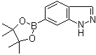 structure of CAS# 937049-58-6, 1H-Indazole-6-boronic acid pinacol ester