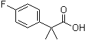 structure of CAS# 93748-19-7, 2-(4-氟苯基)-2-甲基丙酸