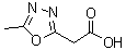 structure of CAS# 937684-91-8, 5-甲基-1,3,4-恶二唑-2-乙酸