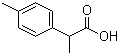 structure of CAS# 938-94-3, 2-(4-甲基苯基)丙酸