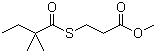 structure of CAS# 938063-63-9, 3-[(2,2-二甲基-1-氧代丁基)硫]丙酸甲酯