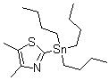 structure of CAS# 938181-92-1, 4,5-Dimethyl-2-(tributylstannyl)thiazole