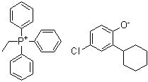 CAS # 93840-94-9, Ethyltriphenylphosphonium salt with 4-chloro-2-cyclohexylphenol (1:1)
