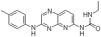 CAS 登录号：938444-93-0, N-乙基-N'-[3-[(4-甲基苯基)氨基]吡啶并[2,3-b]吡嗪-6-基]脲