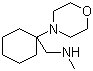 structure of CAS# 938458-83-4, N-Methyl-1-(1-morpholin-4-ylcyclohexyl)methanamine