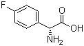 structure of CAS# 93939-74-3, (R)-4-Fluorophenylglycine