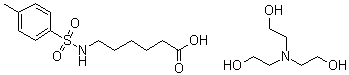 CAS # 93981-14-7, 2,2',2''-Nitrilotrisethanol 6-[[(4-methylphenyl)sulfonyl]amino]hexanoate (salt)