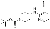 CAS # 939986-19-3, 4-[(3-Cyano-2-pyridinyl)amino]-1-piperidinecarboxylic acid tert-butyl ester