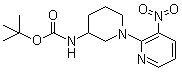 CAS 登录号：939986-23-9, N-[1-(3-硝基-2-吡啶基)-3-哌啶基]氨基甲酸叔丁酯