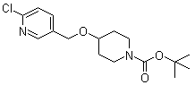 CAS 登录号：939986-38-6, 4-[(6-氯-3-吡啶基)甲氧基]-1-哌啶甲酸叔丁酯