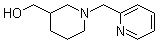 1-(2-Pyridinylmethyl)-3-piperidinemethanol molecular structure (CAS 939986-40-0)