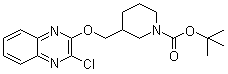 CAS # 939986-43-3, 3-[[(3-Chloro-2-quinoxalinyl)oxy]methyl]-1-piperidinecarboxylic acid tert-butyl ester