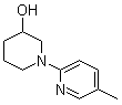 structure of CAS# 939986-71-7, 1-(5-甲基-2-吡啶基)-3-哌啶醇