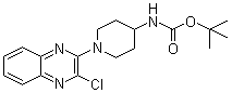 CAS # 939986-90-0, N-[1-(3-Chloro-2-quinoxalinyl)-4-piperidinyl]carbamic acid tert-butyl ester