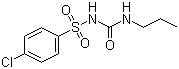 structure of CAS# 94-20-2, Chloropropamide