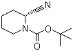 structure of CAS# 940000-26-0, (2R)-2-氰基-1-哌啶羧酸叔丁酯