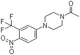 CAS # 940860-26-4, 1-[4-[4-Nitro-3-(trifluoromethyl)phenyl]-1-piperazinyl]ethanone