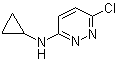 structure of CAS# 941294-45-7, 6-Chloro-N-cyclopropyl-3-pyridazinamine