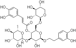 CAS 登录号：94130-58-2, 连翘酯苷 F, 三糖苯丙素苷