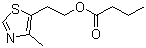 structure of CAS# 94159-31-6, 2-(4-Methylthiazol-5-yl)ethyl butyrate