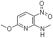 structure of CAS# 94166-58-2, 2-Methylamino-3-nitro-6-methoxypyridine