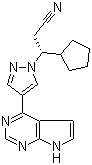 structure of CAS# 941678-49-5, Ruxolitinib