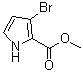 structure of CAS# 941714-57-4, 3-溴-1H-吡咯-2-羧酸甲酯