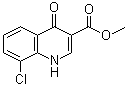 structure of CAS# 942227-33-0, 8-Chloro-1,4-dihydro-4-oxo-3-quinolinecarboxylic acid methyl ester