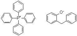 CAS 登录号：94230-93-0, 四苯基鏻 2-(苯基甲基)苯酚盐