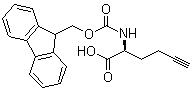 structure of CAS# 942518-21-0, N-芴甲氧羰基-L-炔丙基丙氨酸