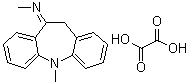 CAS # 94291-63-1, N-(5,11-Dihydro-5-methyl-10H-dibenz[b,f]azepin-10-ylidene)-methanamine ethanedioate (1:1)