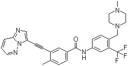 structure of CAS# 943319-70-8, Ponatinib