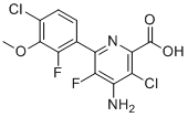 structure of CAS# 943832-81-3, Florpyrauxifen