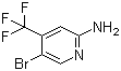 structure of CAS# 944401-56-3, 5-Bromo-4-(trifluoromethyl)pyridin-2-amine