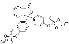structure of CAS# 94465-66-4, 酚酞二磷酸钙