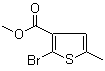 CAS # 944709-72-2, 2-Bromo-5-methyl-3-thiophenecarboxylic acid methyl ester