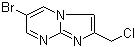 CAS 登录号：944896-76-8, 6-溴-2-(氯甲基)咪唑并[1,2-a]嘧啶