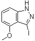 structure of CAS# 944898-81-1, 3-碘-4-甲氧基-1H-吲唑
