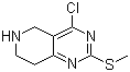 CAS # 944902-03-8, 4-Chloro-5,6,7,8-tetrahydro-2-(methylthio)pyrido[4,3-d]pyrimidine