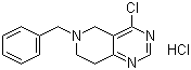 structure of CAS# 944902-64-1, 6-Benzyl-4-chloro-5,6,7,8-tetrahydropyrido[4,3-d]pyrimidine hydrochloride