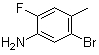 structure of CAS# 945244-29-1, 5-溴-2-氟-4-甲基苯胺